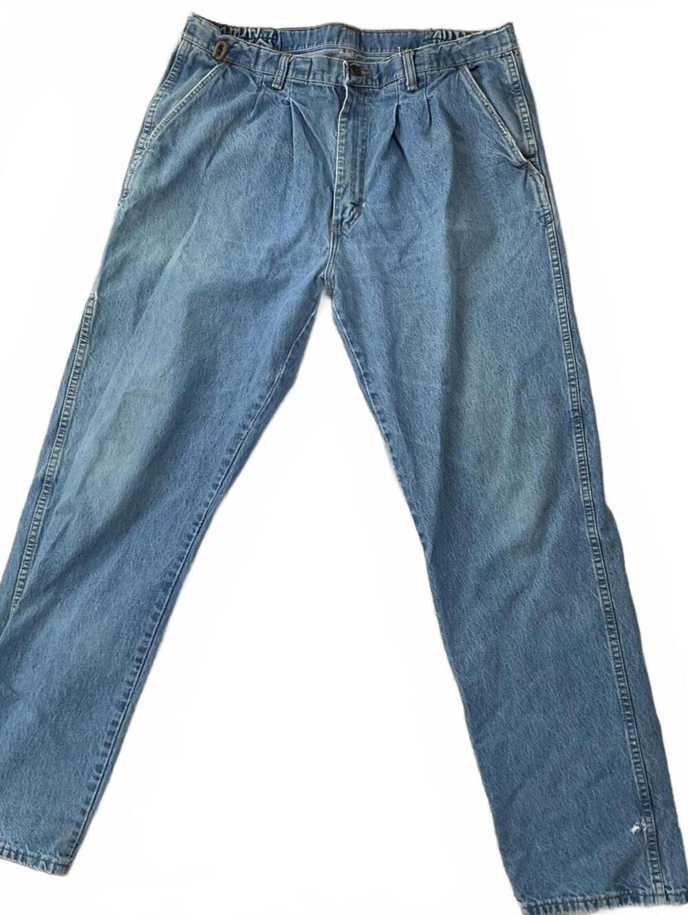 Vintage Wrangler Jeans 36x32 Made in USA Cowboy Cut – Distressed